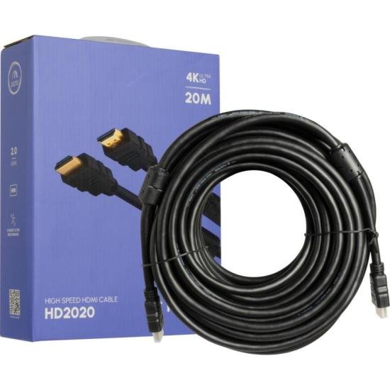 Cabo HDMI Com filtro 2.0 4K 20 metros HD2020 Fortrek