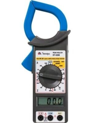 Alicate amperímetro digital minipa ET-3200 azul/preto