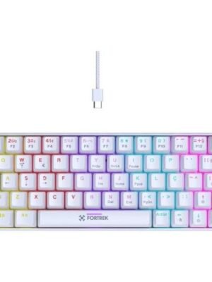 Teclado gamer mecânico fortrek gravity 65 compact switch outemu red W