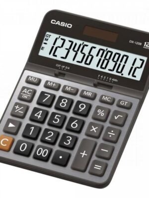 Calculadora de mesa casio DX-120B 12 dígitos prata