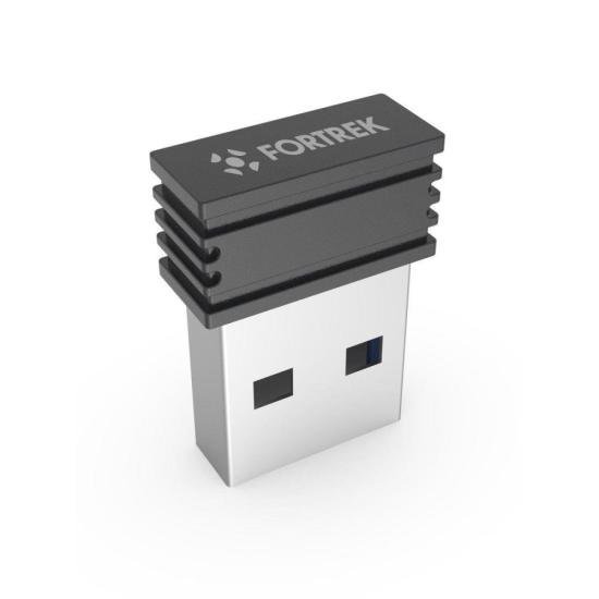 Mouse wireless com dock de carregamento magnético Fortrek Loyal preto