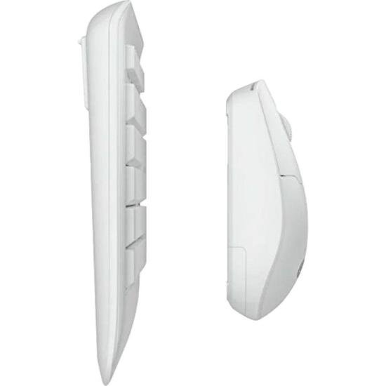 Kit teclado e mouse sem fio lecoo KW202 branco