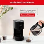 Cafeteira elétrica arno classic preta 127 V