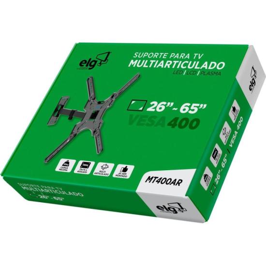 Suporte para TV articulado ELG MT400AR 26–65" preto
