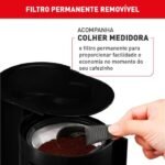 Cafeteira elétrica arno classic preta 127 V