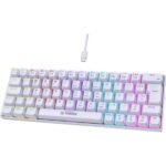 Teclado gamer mecânico fortrek gravity 65 compact switch outemu red W