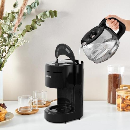 Cafeteira elétrica arno classic preta 127 V