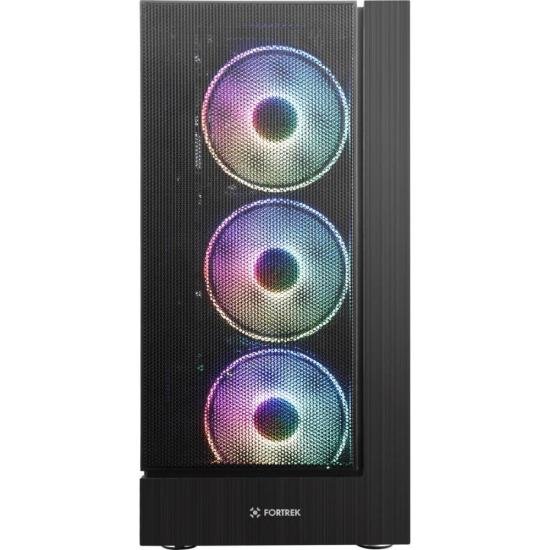 Gabinete Gamer Fortrek Cruiser Mid Tower RGB Preto