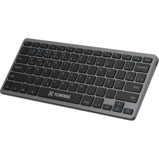 Teclado Office Fortrek KB11 Compact Bluetooth Preto