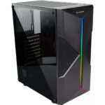 Gabinete Gamer Fortrek Holt Mid Tower RGB Preto