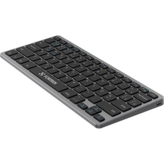 Teclado Office Fortrek KB11 Compact Bluetooth Preto