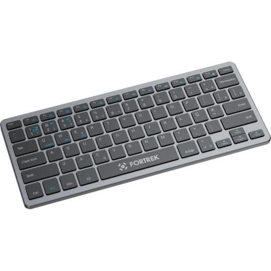 Teclado Office Fortrek KB11 Compact Bluetooth Preto