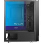 Gabinete Gamer Fortrek Cruiser Mid Tower RGB Preto