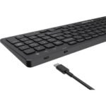 Teclado Sem Fio Office Fortrek KB11 Full Bluetooth Preto