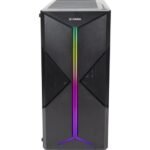 Gabinete Gamer Fortrek Holt Mid Tower RGB Preto
